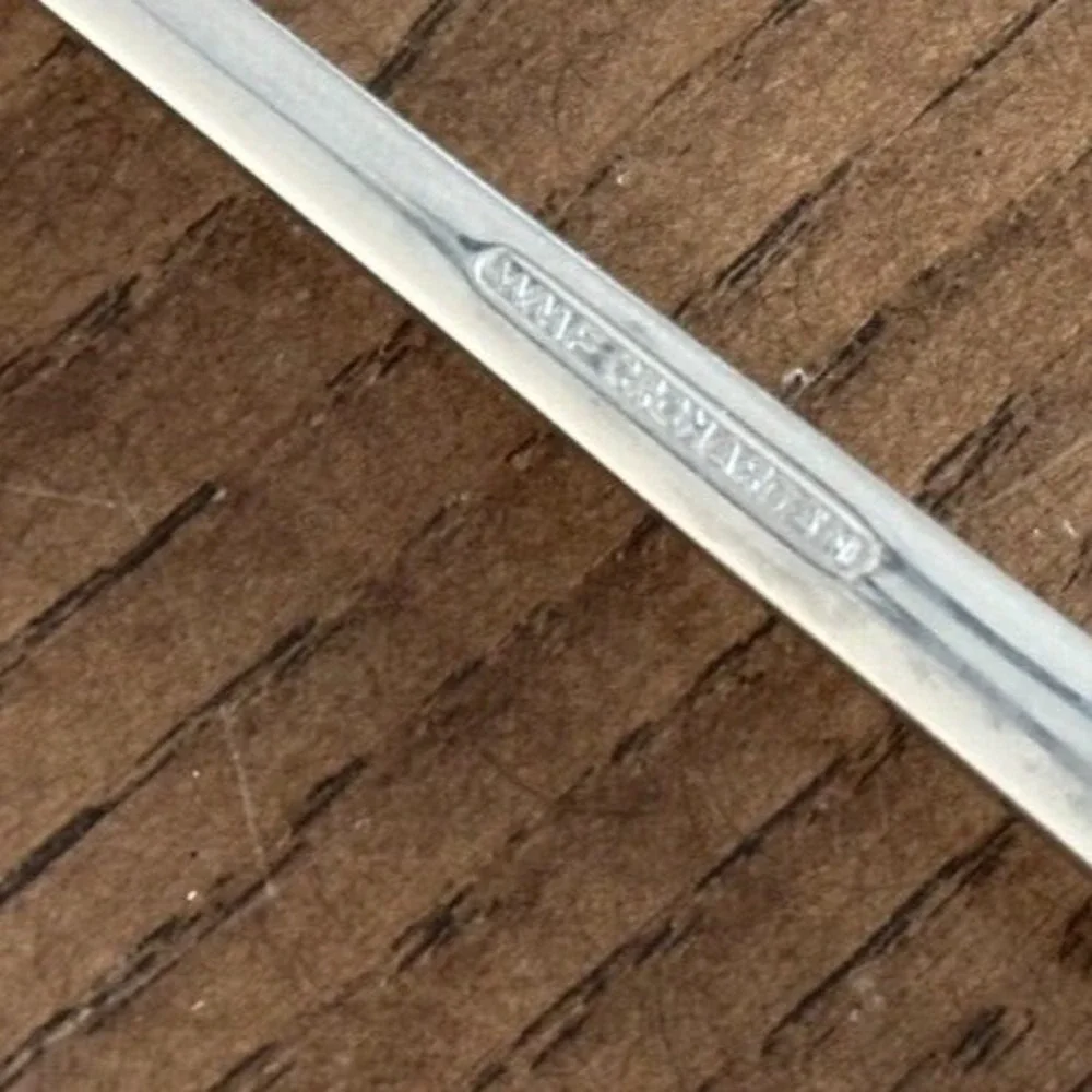 Set of 9 WMF Cromargan Germany Stainless Laurel‎ Iced Tea Spoons 8 1/2''
